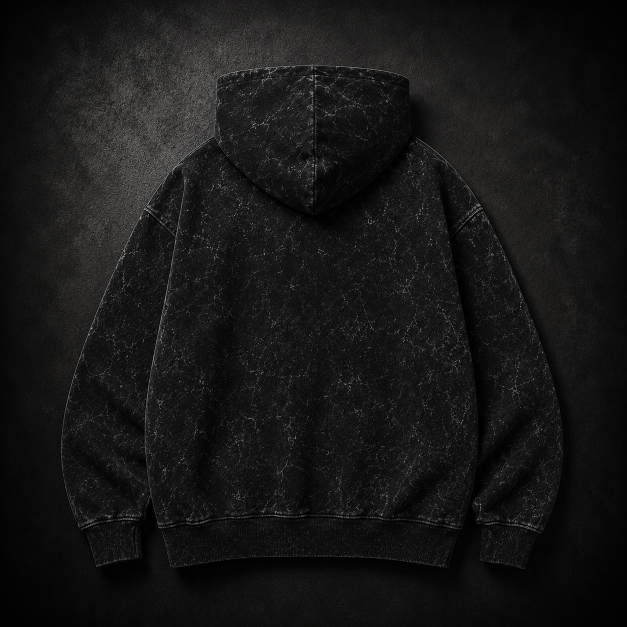 PM Acid Wash Oversized Hoodie
