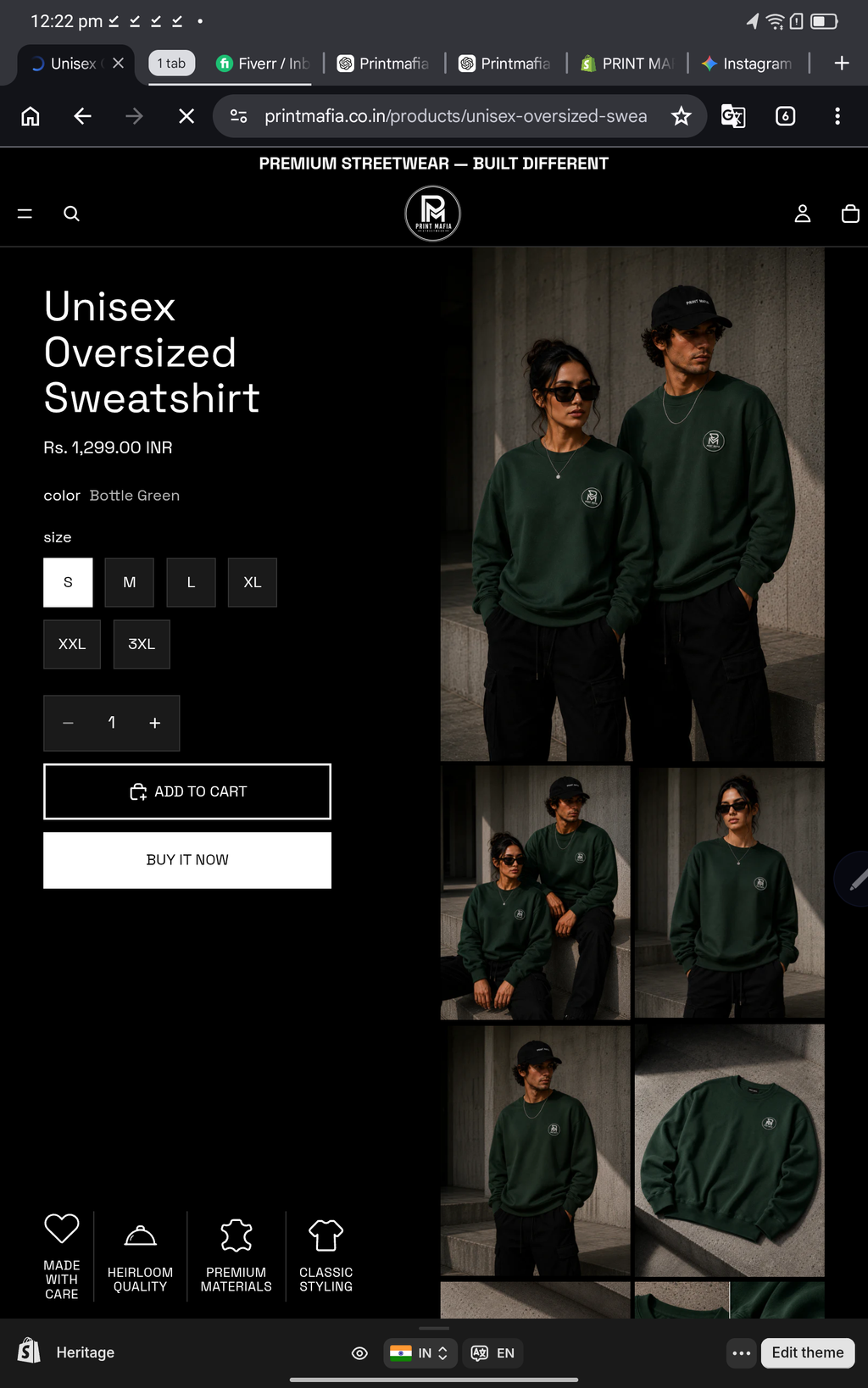 PM Heavyweight Crewneck