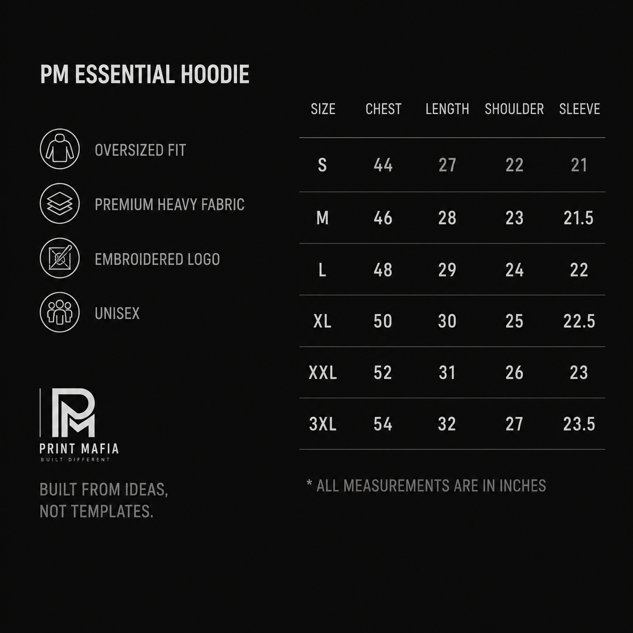 PM Essential Oversized Hoodie