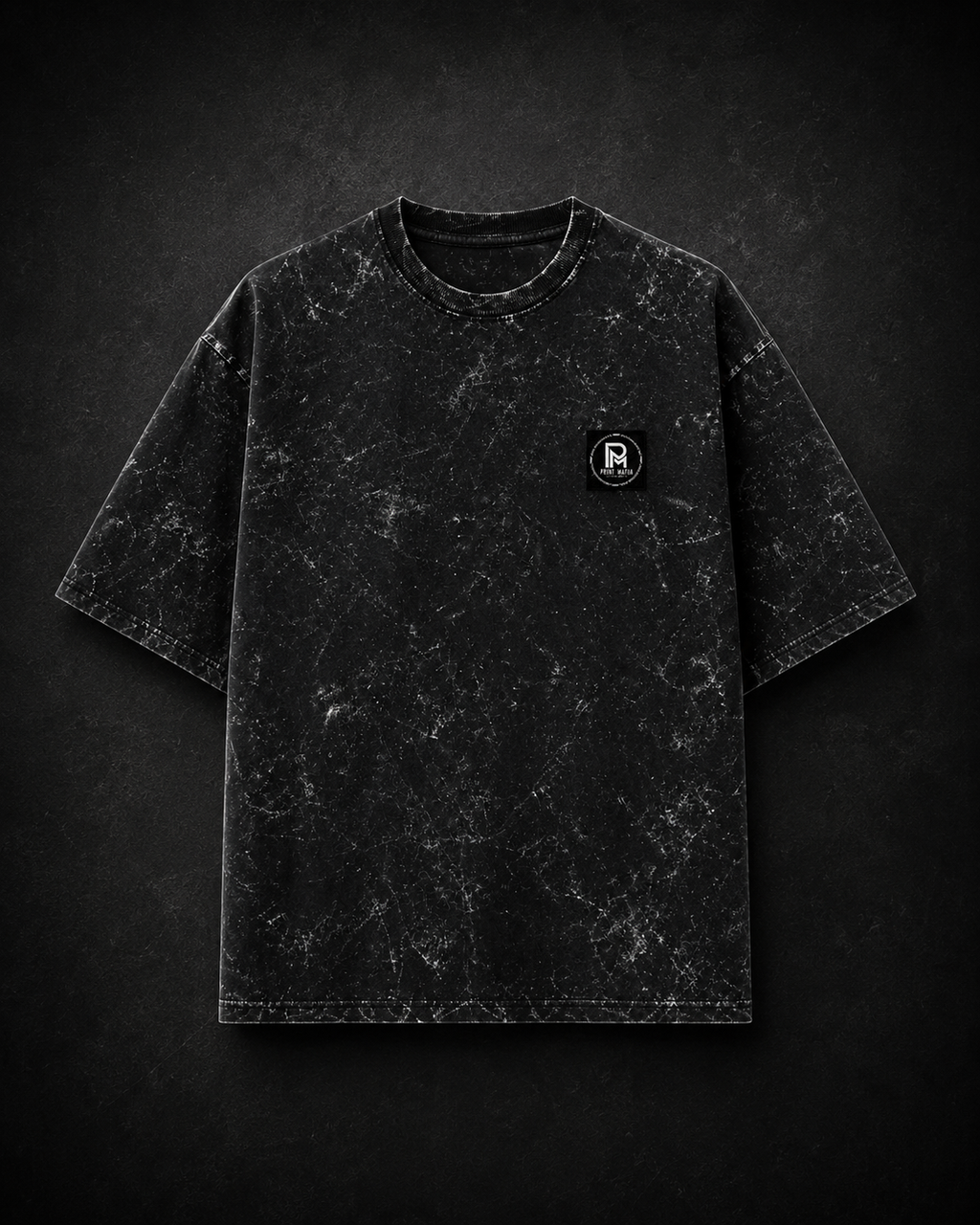 PM Acid Wash Oversized Tee