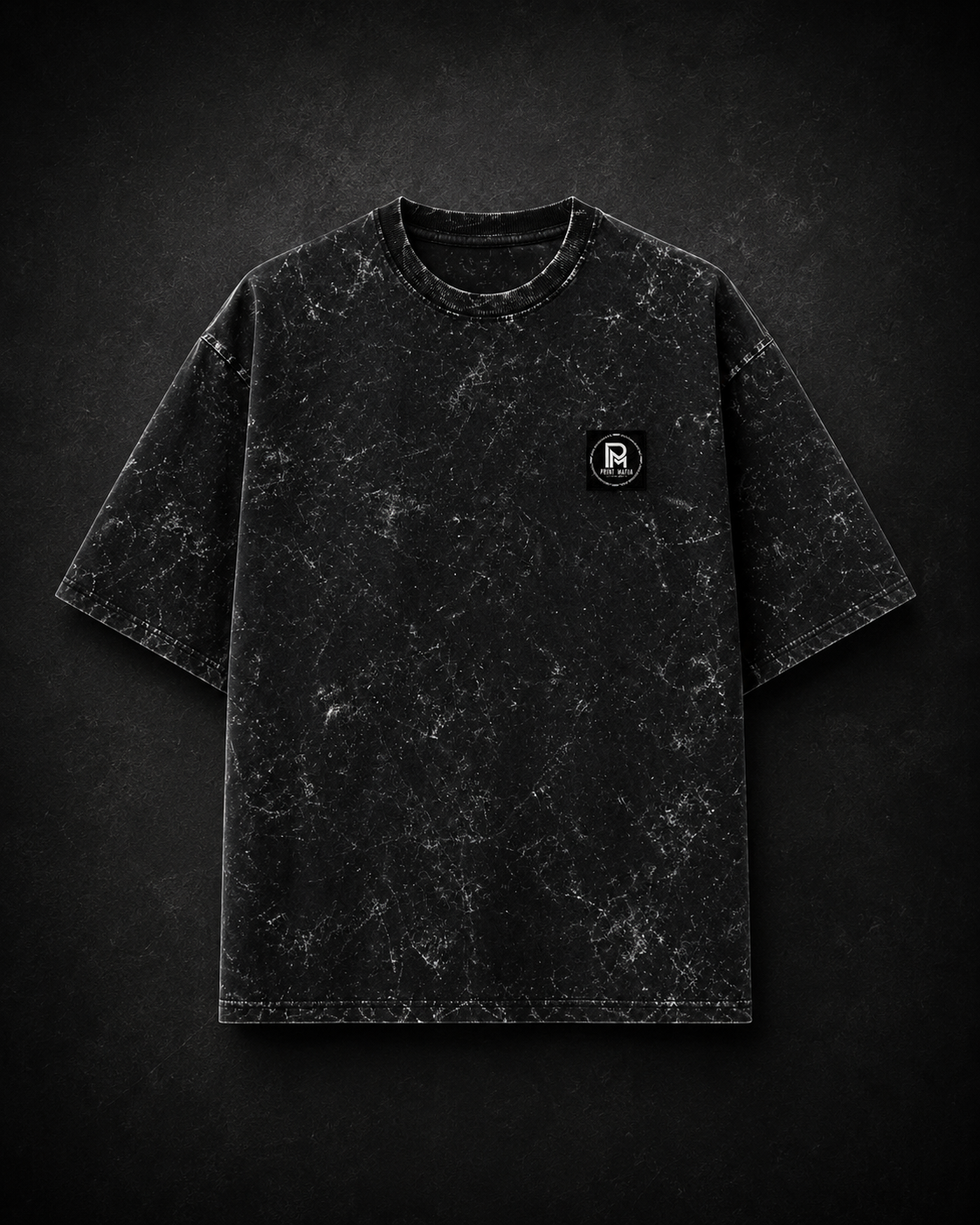 PM Acid Wash Oversized Tee